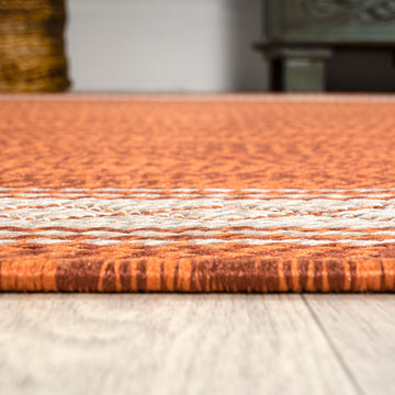 Lucia Classic Diamond Border Indoor/outdoor Area Rug